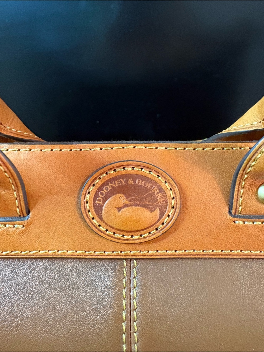 Dooney & Bourke Convertible Shopper in British Tan - Picture 2 of 12